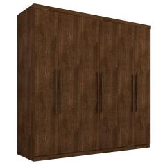 Roupeiro Singapura Casal Seis Portas Malbec