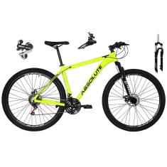 Bicicleta Aro 29 Absolute Nero 4 Cabeamento Interno 24v Câmbio Shimano Acera K7 Trava Freio a Disco-Unissex