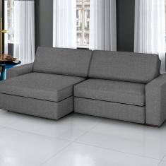 Sofá Cosmos - Retrátil / Reclinável 240 Cm Grafite