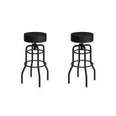 Conjunto 2 Banquetas de Aço 70cm Giratória Paris - Compoarte