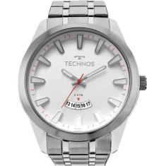 Relógio Technos Prateado Masculino Racer 2115kzb/1b