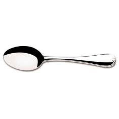 Colher de mesa vicenza em aco inox acabamento alto brilho com detalhes