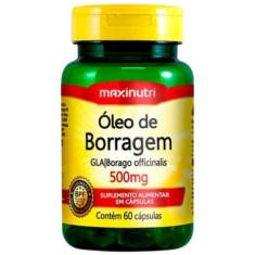 Óleo de Borragem 500mg 60 cápsulas - Maxinutri