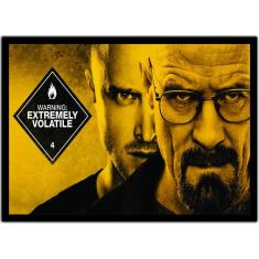 Quadro Decorativo Breaking Bad Cinema Filmes Com Moldura G10