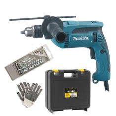 Furadeira Impacto 1/2 760w Makita Hp1640 220V E Acessórios