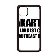 Capa Jakarta Maior Cidade Sudeste da Ásia para iPhone 11 Pro Max para Apple Mobile Case