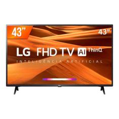 Smart TV LG LED 43 FHD HDMI USB Bluetooth Wi-Fi ThinQ AI 43LM631C0SB.BWZ - Preto