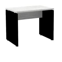 Mesa de Escritório Pé Painel Pe25 em Mdp 134 x 60 cm Cinza com Base Cinza