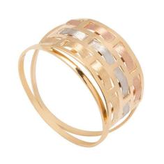 Anel de Ouro 18k Feminino Entrelacé - Meu Anel, 25