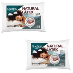 Kit 2 Travesseiros Natural Látex Extra Alto - Duoflex