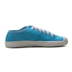 Tênis Feminino Azul Casual Conforto Cadarço Cano Baixo - Helena Store,