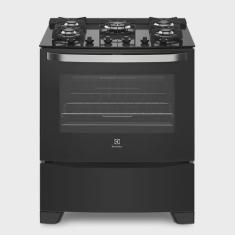 Fogão de Piso Electrolux 5 Bocas Automático com Mesa de Vidro Tripla Chama Prata (76GS) - Bivolt