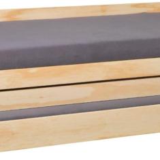 Tri Cama Lotar 2 90x190cm Madeira Maciça Amarelo Madeira - FAMACHIQ