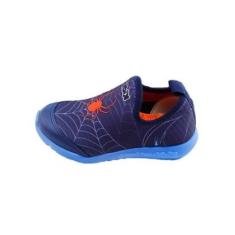 Tenis Infantil Kidy Flex Light Spider Slip On Menino-Masculino