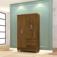 Guarda Roupa 4 Portas Spectra Imbuia
