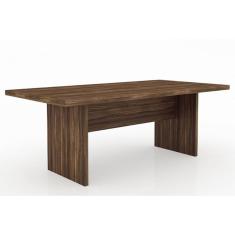 Mesa de Escritório ME4119 Nogal - Tecno Mobili