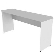 Escrivaninha Mesa Escritório 140cmx42cm com Caixa de Tomada 140cm Bran