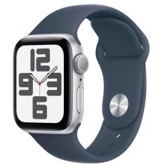 Apple Watch SE 2ª geração - 44 MM - Prata - Esportiva