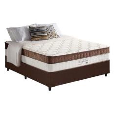 Cama Box Casal: Colchão Molas Ensacadas Anjos MasterPocket King Best M