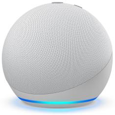 Smart Speaker Amazon Echo Dot 4ª Geração com Alexa – Branco