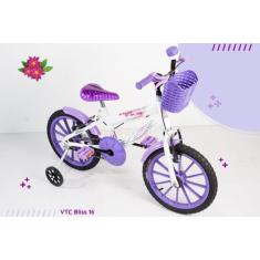Bicicleta Infantil Feminina Aro 16 Com Acessórios - Vtc Bikes