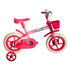 Bicicleta Aro 12 Infantil Feminina Samy Lillo Rosa Pink