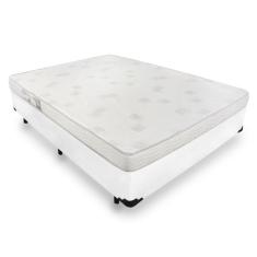 Cama Box Viúva + Colchão De Espuma D23 - Ortobom - Light 128x188x47cm