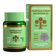 Própolis Verde 80% Wax Green 100 Cápsulas 300Mg