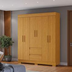 guarda-roupa casal maya 6 pt 2 gv cinamomo 149 cm