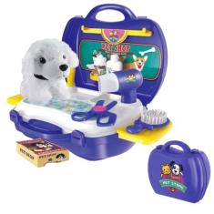 Maleta Pet Shop Workshop Jr  c/ 16 Itens Multikids BR772