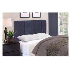 Cabeceira De Cama Box Milão Casal 1,60 Suede Preto - Comprar Moveis