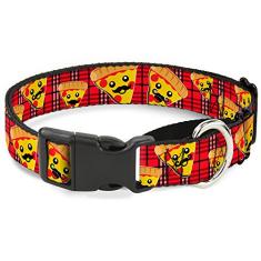 Buckle-Down Coleira para cachorro de gamarra Pizza Pies