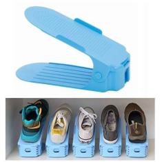 Kit 40 Organizadores de sapato, saltos e tênis com regulagem de altura