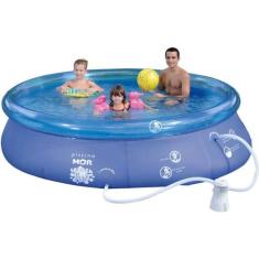 Piscina 4600l redonda splash fun mor