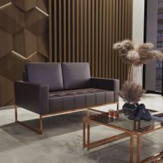 Sofá para Escritório e Recepção 3 Lugares Corino Atena