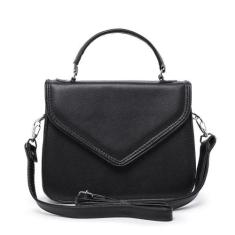 Bolsa Feminina Transversal Schiareli 8190 Pequena Moderna Linda, Preto