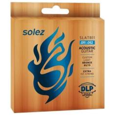 Encordoamento Violão Aço 011 Solez Slatb11 Bronze 85/15