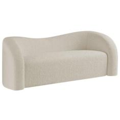 Sofá Curvo 3 Lugares Organico Sala Recepção Escritório Coréia 180cm Bo