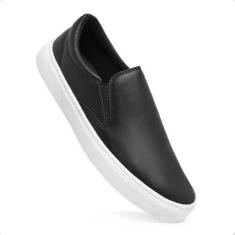 Tênis Slip On Iate Masculino Sapatênis Casual Sem Cadarço Leve Confortável-Masculino