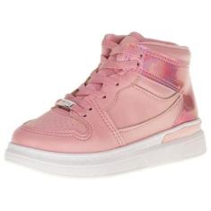Tênis Infantil Cano Alto Molekinha - 2553106-Feminino