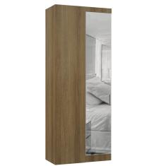 Guarda Roupa De canto Paris Canto Reto 1 Porta Bater MDP Avela Eucamóveis