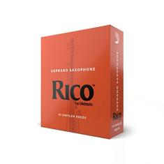 Palheta Sax Soprano 1.5 (caixa com 10) D'Addario Woodwinds Rico Reeds RIA1015