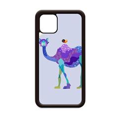 Capa Camel roxo pássaro azul desenho azul para iPhone 12 Pro Max para Apple Mini Mobile Case Shell