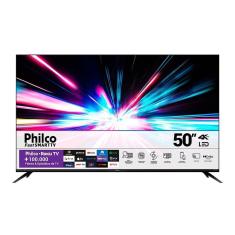 Smart TV LED 50&quot; Philco PTV50G70R2CBBL Roku, 4K UHD,Dolby Áudio,Wi-Fi,4 HDMI,2 USB, Sleep Timer, 60Hz