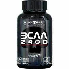 BCAA 2400 30 CAPSULAS - BLACK SKULL SEM SABOR 