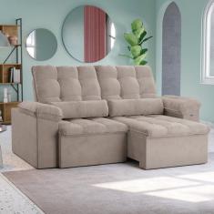 Sofá 2,30 Metros Retrátil e Reclinável Austin Kappesberg 3 ou + Lugares S153