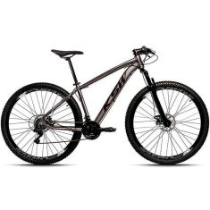 Bicicleta 29 KSW XLT 21V Câmbios Shimano Freio a Disco Quadro Alumínio MTB