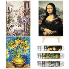 Pequenos quebra-cabeças para adultos desafiando quebra-cabeças mini quebra-cabeças para adultos 150 peças pintura a óleo Mona Lisa Veneza Home Decor P
