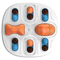 Comedouro Brinquedo Interativo Cachorro Cao Pet Raçao Petisco Quebra Cabeça Comida Recompensa Mordedor Alimentador Educativo Comportamento