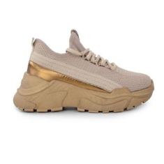 Tênis Feminino Stasy Salmon Dourado - 15-786-Feminino